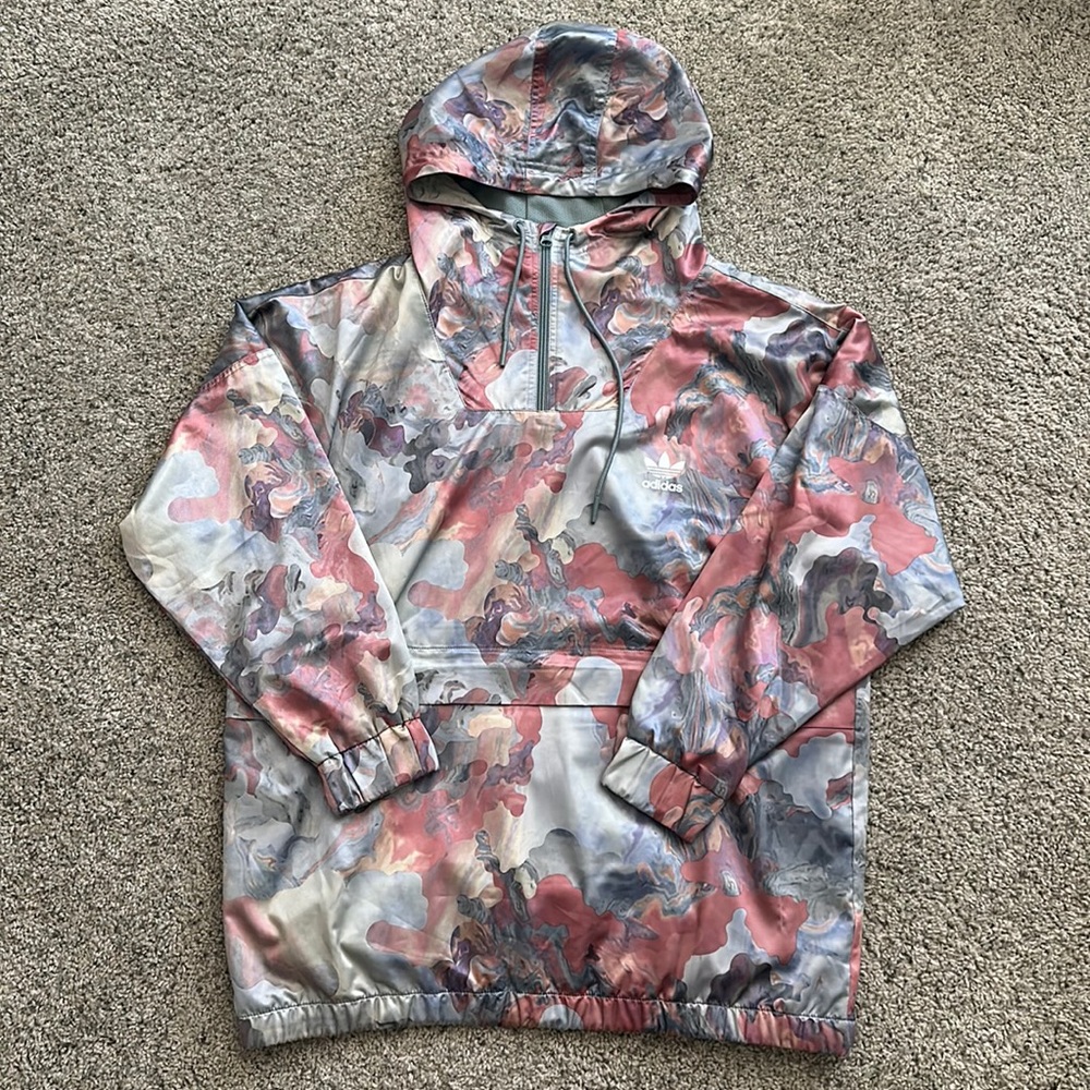 Vintage Adidas Camo Windbreaker
